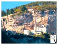 Agriturismo Al Castel, Verona - Il santuario della Madonna della Corona.